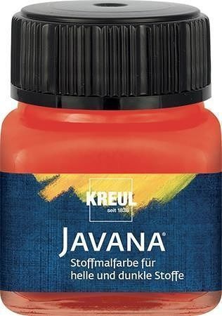 Barva na světlý a tmavý textil, červená, 20 ml, JAVANA, KREUL