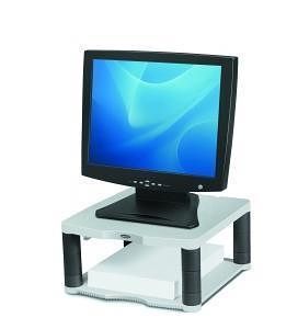 Podstavec pod monitor &quot;Premium&quot;, platinová, FELLOWES