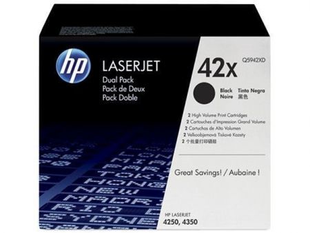 Toner pro &quot;LaserJet 4250, 4350&quot; tiskárny, HP &quot;Q5942XD&quot; Černá, 2*20 tis.stran