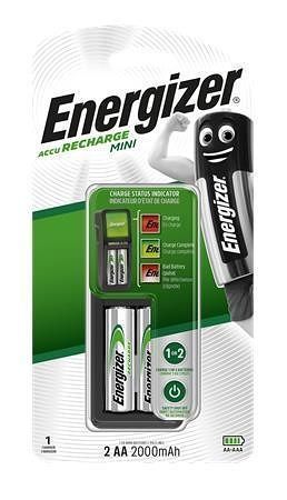 Nabíječka baterií &quot;Mini&quot;, AA/AAA, 2x2000 mAh AA, ENERGIZER