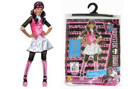 Kostým na karneval- Draculaura  (8-10let) vel.L Monster High karnevalový kostým