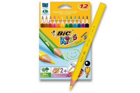 Pastelky trojhranné BIC KIDS Evolution 12ks