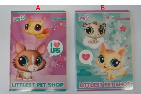 Sešit A5 16 Littlest Pet Shop LPS linka