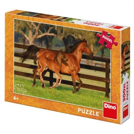 Puzzle 300 dílků xl Klisna a hříbě