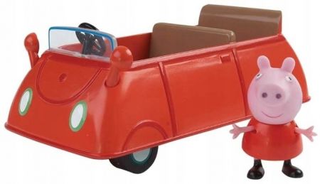 Prasátko Peppa - rodinné auto + figurka