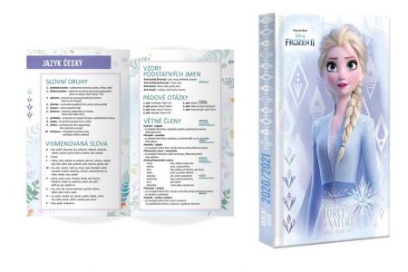 Školní diář 2020-2021 FROZEN II CZ 10,5x16,5 cm 2020