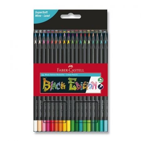 Pastelky Faber-Castell Black Edition 36 barev