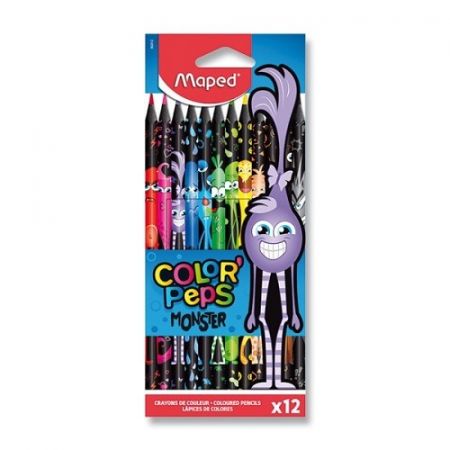 Pastelky Maped Color&#39;Peps Monster 12 barev