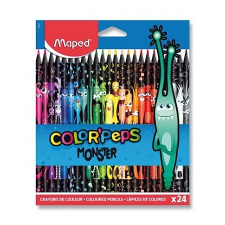 Pastelky Maped Color&#39;Peps Monster 24 barev