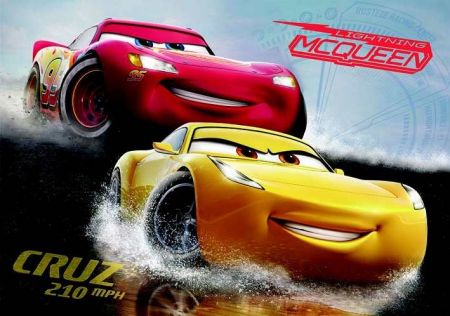 Puzzle 100 xl dílků Cars 3: aquaplaning