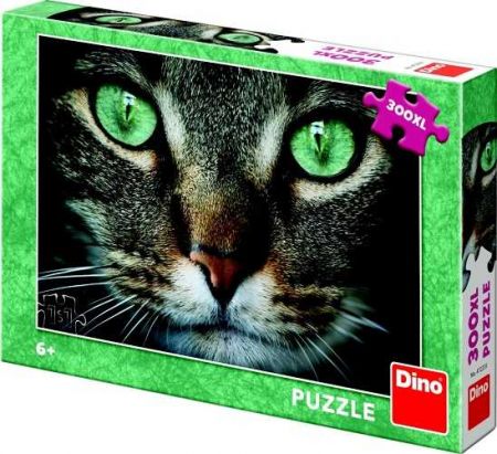 Puzzle 300 xl Zelenooká kočka