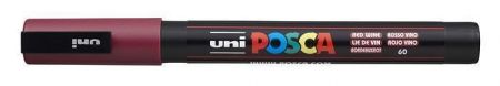 Dekorační popisovač &quot;Posca PC-3M&quot;, červené víno, 0,9-1,3 mm, UNI