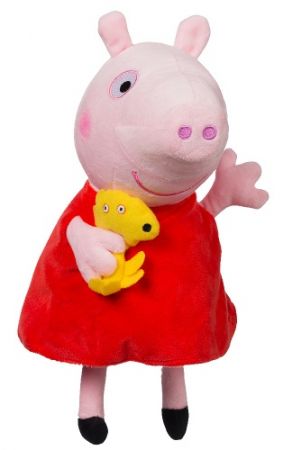 Plyšové prasátko Peppa s kamarádem Peppa Pig 35 cm