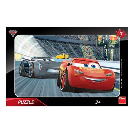 Puzzle deskové 15 dílků Cars 3