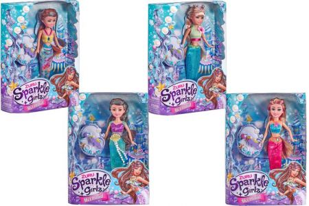 Víla mořská Sparkle Girlz s doplňky