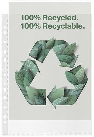 Euroobaly &quot;Recycled&quot;, čirá, A4, 70 mikronů, pomerančový povrch 100ks, ESSELTE 