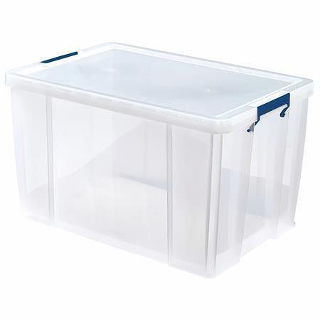 Úložný box &quot;ProStore&quot;, čirá, plast, 85 l, FELLOWES