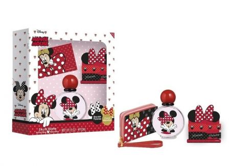 Dárková sada EDT Minnie 30 ml + klíčenka + samolepky