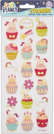 DO samolepky CPT 805280 Unicorns + Cupcakes