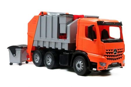 Auto popelář plast 72cm 3-osý Mercedes Actros v krabici