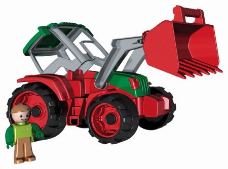 Auto Truxx traktor nakladač s figurkou plast 35cm 24m+