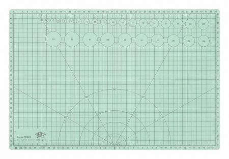 Řezací podložka, skládací, A3/A4, zelená, WEDO