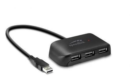 USB-HUB &quot;Snappy Evo&quot;, 4 porty, USB 2.0, pasivní, SPEEDLINK