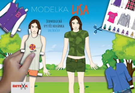 Vystřihovánky Modelka Lisa (vystřihovánka BETEXA)