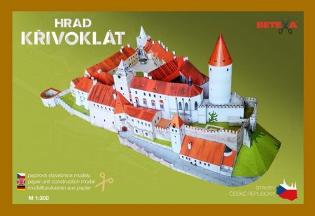 Vystřihovánky Hrad Křivoklát (vystřihovánka BETEXA)