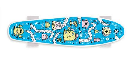 Skateboard Fizz Fun board Alarm Blue