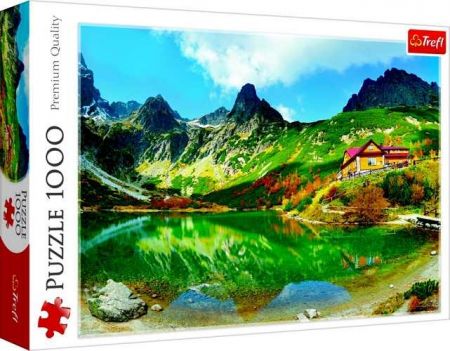 Puzzle Chata nad Zeleným plesem, Tatry, Slovensko 1000 dílků