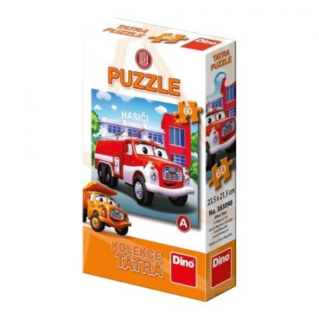 Puzzle 60 dílků auta Tatra