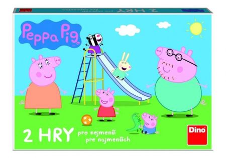 Dětská hra Prasátko Peppa: Pojď si hrát a skluzavky