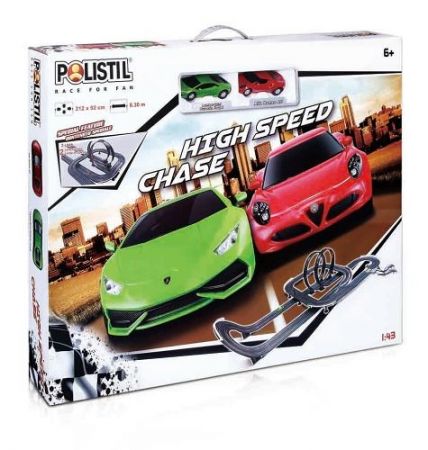 Polistil Autodráha High Speed Chase Track Set 1:43