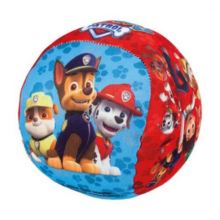 Míč měkký PAW PATROL 100 mm s rolničkou