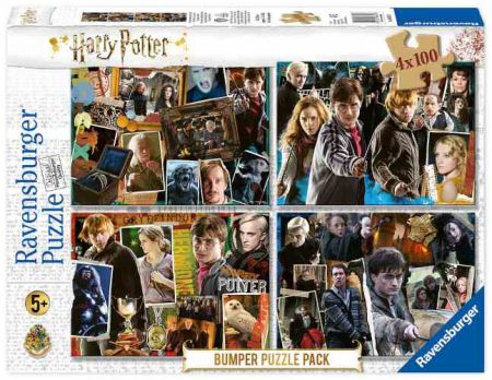 PUZZLE Harry Potter set 4x100 dílků