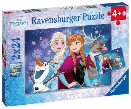 PUZZLE Disney Ledové království 2x24 dílků