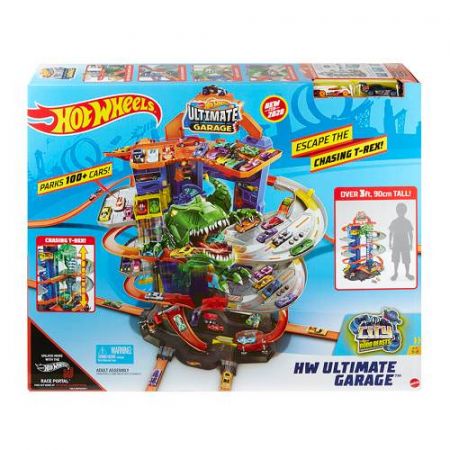 Hot Wheels CITY GARÁŽ S T-REXEM