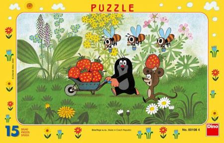 PUZZLE Krtek na výletě 15D