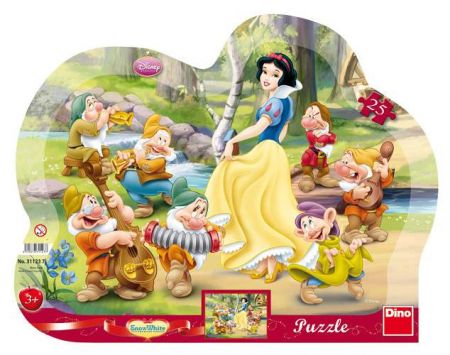 PUZZLE WD Sněhurka 25D kontura