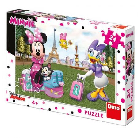 PUZZLE WD Minnie v Paříži 24D