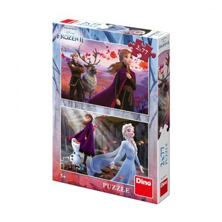 PUZZLE FROZEN II 2x77 Puzzle NOVÉ