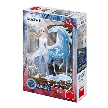 PUZZLE FROZEN II 100XL neon Puzzle NOVÉ