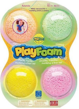 PlayFoam Boule 4pack-Třpytivé