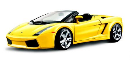 Bburago 1:18 Lamborghini Gallardo Spyder yellow