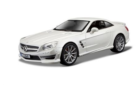 Bburago 1:24 MERCEDES BENZ SL65 AMG HARDTOP WHITE