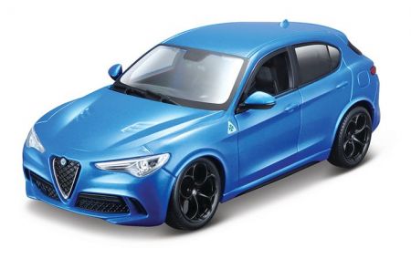 Bburago 1:24 Plus Alfa Romeo Stelvio Blue