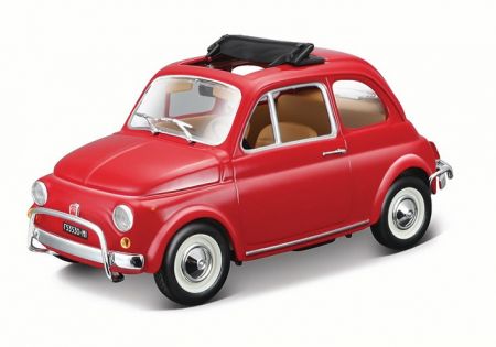 Bburago 1:24 Fiat 500L (1968) Red