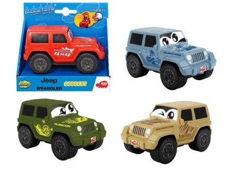 Auto Happy Jeep Wrangler Squeezy 11 cm, 4 druhy