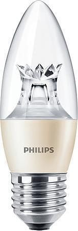 LED žárovka, svíčka, &quot;Master&quot; , E27, B38, 6W, 470lm, 2700K, stmívatelná, PHILIPS